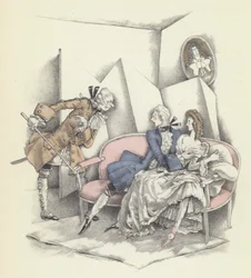 Ilustração para Voltaires Candide